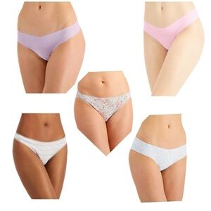 Bundle JENNI Women's No-Show Thong Underwear Charter Club sizes XLARGE, New